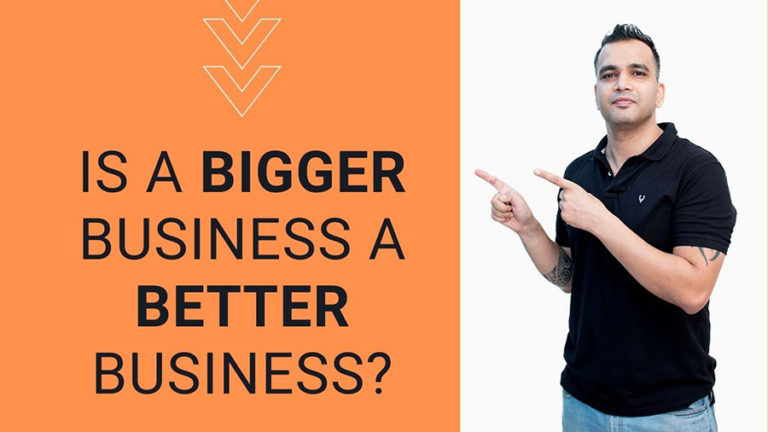 Is a bigger business a better business?